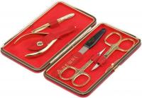 Набор для маникюра и педикюра Dewal 903RED (красный)