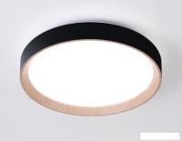 Светильник-тарелка Ambrella FZ1324 (черный/светлое дерево)