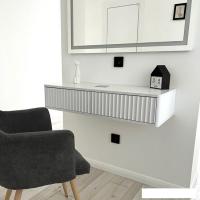 Тумба Shtabe Royal 5010 эко (белый/белый)