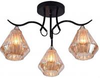 Припотолочная люстра Aitin Pro НПБ XA1119/5 (черный/золото)