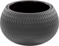 Вазон Альтернатива Жемчужина М8917 (7 л, графитовый)