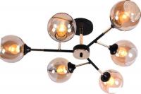 Припотолочная люстра Mirastyle MH-10160/6 BK+FGD