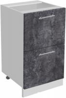Шкаф напольный Артём-Мебель 500мм СН-114.144-Ш (ДСП бетон спаркс)