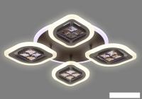 Припотолочная люстра Ambrella FA281/4 CF/TI (кофе/янтарь)