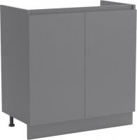 Шкаф напольный Артём-Мебель Мэри 800мм СН-114.215 (серый графит)