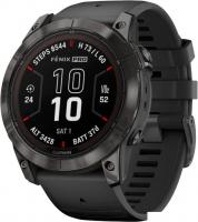 Умные часы Garmin Fenix 7X Pro Sapphire Solar (карбоново-серый титан/черный)