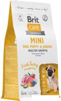 Сухой корм для собак Brit Care Mini Puppy&Junior Healthy Growth с индейкой 1.5 кг