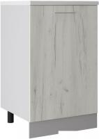 Шкаф напольный Артём-Мебель 500мм СН-114.03 (ДСП дуб крафт белый)