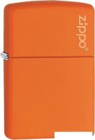 Зажигалка Zippo Orange Matte with Zippo Logo [231ZL-000023]