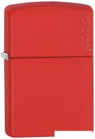 Зажигалка Zippo Red Matte Zippo Logo 233ZL-000051