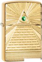 Зажигалка Zippo Armor High Polish Brass Eye of Providence Design 49060