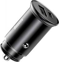 Автомобильное зарядное Baseus Circular Metal A+C 30W PPS Car Charger CCALL-BS01 (черный)