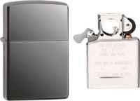 Зажигалка Zippo Black Ice 29789 (с дополнительным блоком для трубки)