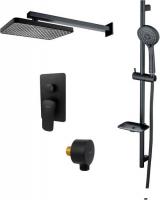 Душевая система  Aquatek AQ1074MB (черный матовый)