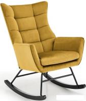 Кресло-качалка Halmar Bazalto (горчичный)
