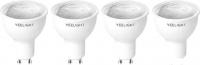 Светодиодная лампочка Yeelight Smart Bulb W1 YGYC0120005WTEU GU10 4.8 Вт (4 шт)