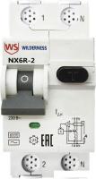Дифференциальный автомат Wilderness NX6R 1P+N C16 30mA AC 6kA NX6R-2-016C-030AC