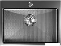 Кухонная мойка Mixline Pro 552933 (черный графит, с сифоном)