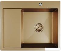 Кухонная мойка Mixline Pro 552928 (бронза, с сифоном)