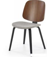 Стул Halmar K563 (серый/черный/орех)