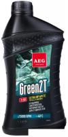 Моторное масло AEG Lubricants Green HP 2T API TC (зеленый) 1л