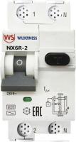 Дифференциальный автомат Wilderness NX6R 1P+N C25 10mA AC 6kA NX6R-2-025C-010AC