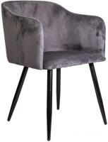 Интерьерное кресло AksHome Orly (велюр, темно-серый)