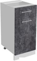 Шкаф напольный Артём-Мебель 400мм СН-114.08-Ш (ДСП бетон спаркс)