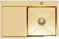 Кухонная мойка Mixline Pro 552919 (золото, с сифоном)