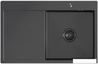 Кухонная мойка Mixline Pro 552923 (черный графит, с сифоном)