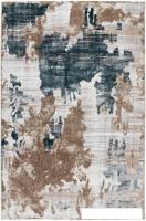 Ковер для жилой комнаты Radjab Carpet Бьянка прямоугольник D009A 7579RK-b 1.6x2.3 (cream shirink/blu