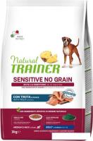 Сухой корм для собак Trainer Natural Sensitive No Gluten Medium&Maxi Adult с форелью (3 кг)