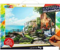 Картина по номерам MultiArt Мостик CANV30X40-BRI