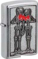 Зажигалка Zippo Couple Love Brushed Chrome 48688