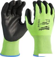 Перчатки хозяйственные Milwaukee Hi-Vis Cut level 2/B 8/M 4932479922