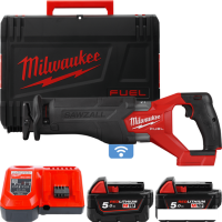 Сабельная пила Milwaukee Fuel M18 M18ONEFSZ-502X 4933478294 (с 2-мя АКБ, кейс)