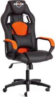 Кресло TetChair Driver (иск.кожа/ткань, черный/оранжевый)