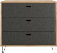 Комод Black Red White Grace KOM3S (дуб наварра/графит)