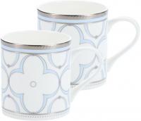 Набор кружек Gipfel Patricia 42857 (2 шт, белый/голубой)