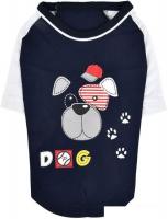 Футболка Puppia Sniffer PAUA-TS1807-NY-L (L, синий)