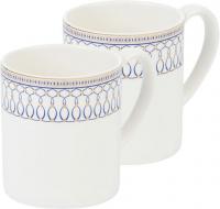 Набор кружек Gipfel Orpheus 51558 (2 шт, белый/синий)