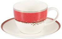 Чашка Gipfel Charlotte 51566 (белый/красный)