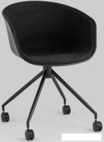 Кресло Stool Group LIBRA SL-7040ZB (рогожка черный/черный)