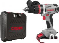 Дрель-шуруповерт Crown CT21090HMX-4 BMC (с 2-мя АКБ 4Ah, кейс)