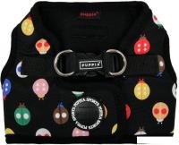 Шлейка-жилетка Puppia Lady Beetle-A PAWA-HB1957-BK-M (черный)