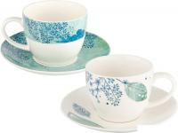 Сервиз Gipfel Blue Lagoon 42248 (белый/бирюзовый)