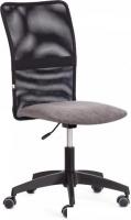 Офисное кресло TetChair 29/W-11 флок/ткань (серый/черный)