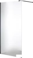 Душевая стенка Saniteco Walk-In SN-W8MB90 (90x200, матовое стекло, черный профиль)