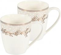 Набор кружек Gipfel Charlotte 51567 (2 шт, белый/красный)