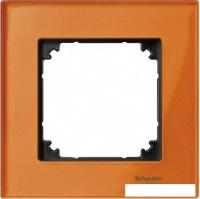 Рамка Schneider Electric Merten System M MTN404102 (оранжевый кальцит)